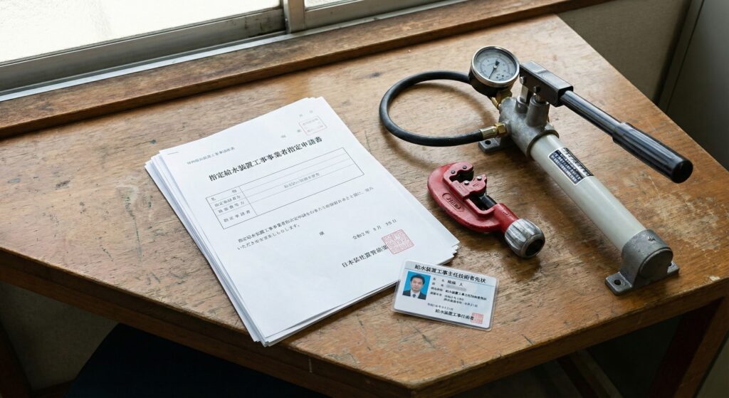 指定給水装置工事事業者の申請は自分でできる？代行費15万円を節約する「DIY申請」完全ガイド