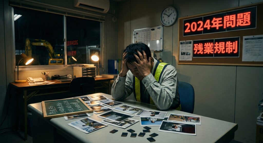 その写真整理が「違法残業」の原因です。2024年問題をクリアするための、画像管理DX